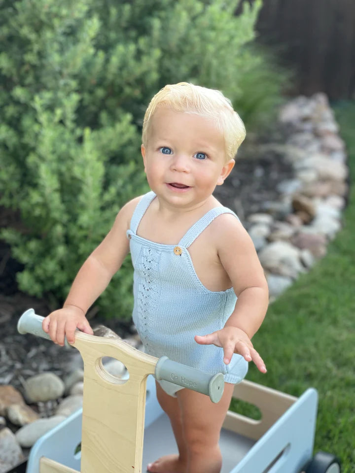 Mi Lucero Romper/Sunsuit - Light Blue