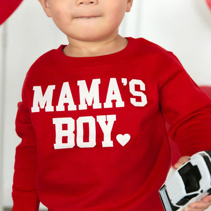 Sweet Wink Mama's Boy Valentine's Day Sweatshirt - Kids Crewneck