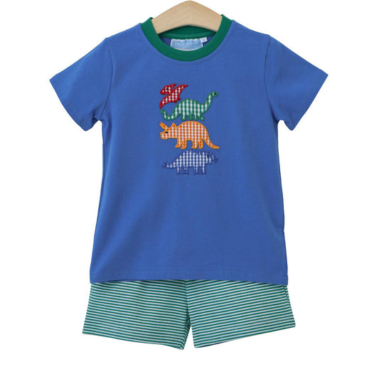 Trotter Street Kids Dinosaur Short Set