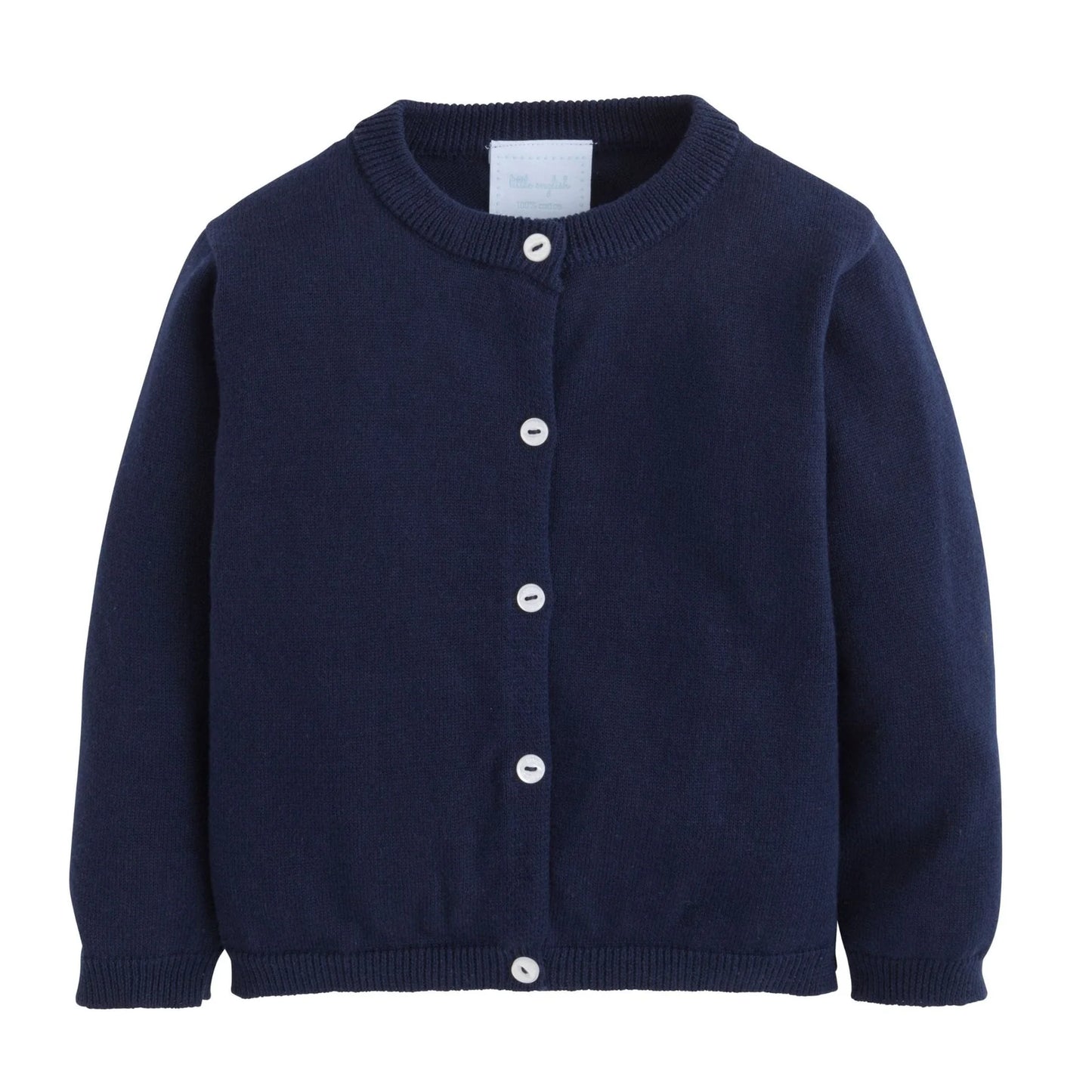 Little English Essential Cardigan - Navy