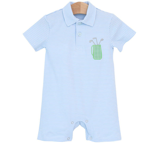 Trotter Street Kids Golf Polo Romper