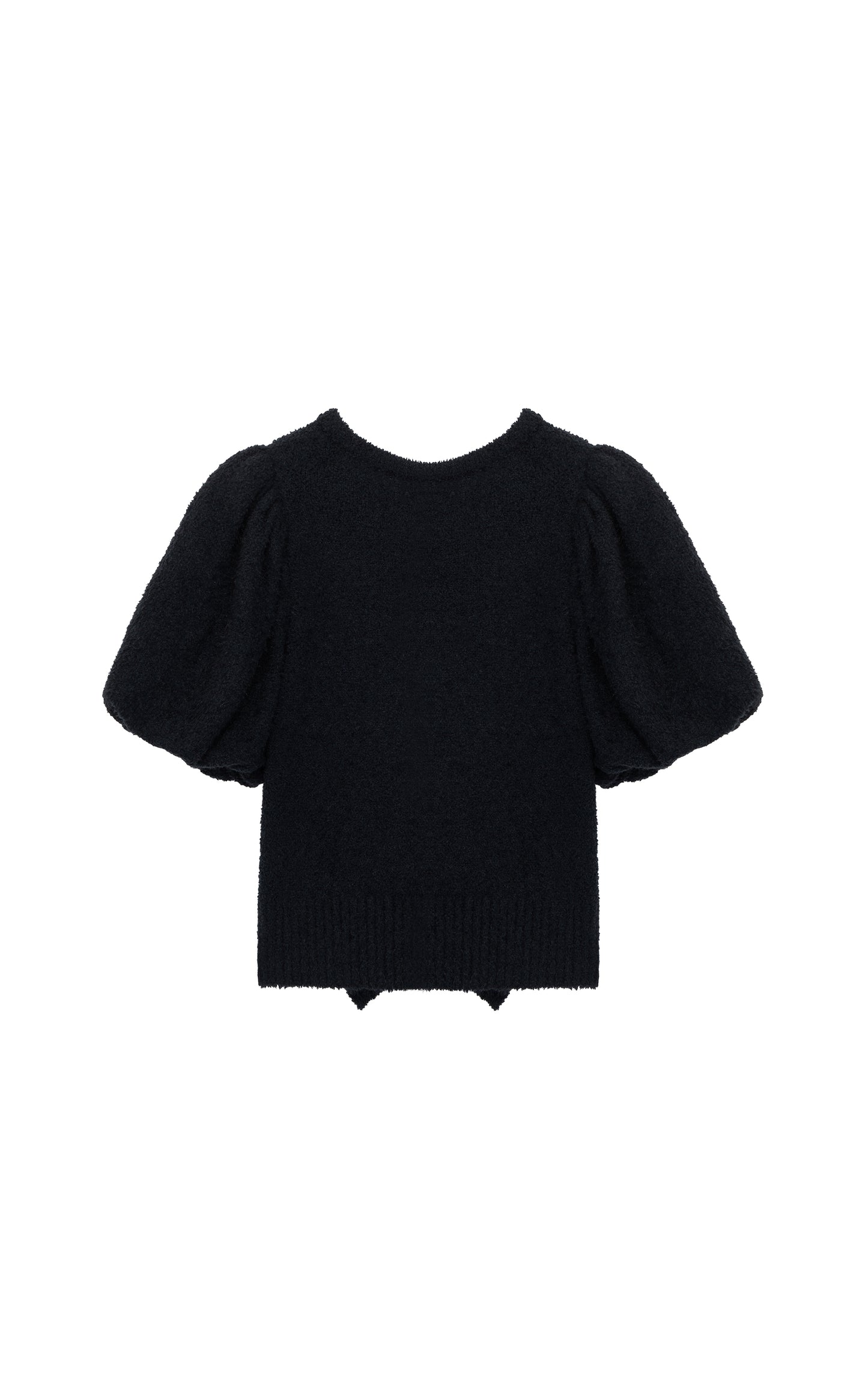 Habitual Puff Sleeve Sweater - Black