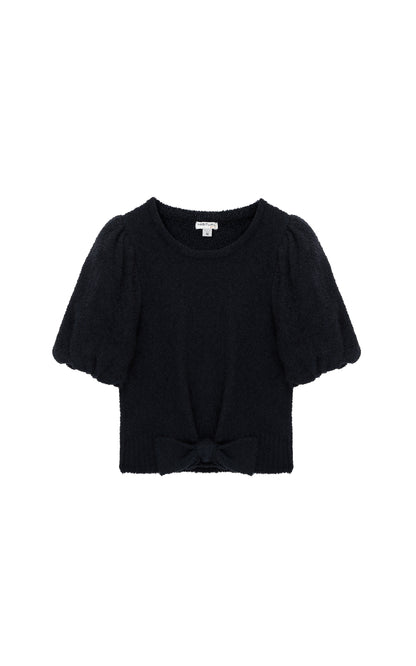 Habitual Puff Sleeve Sweater - Black