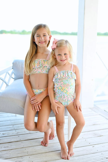 James and Lottie Cora One Piece Floral Swimsuit