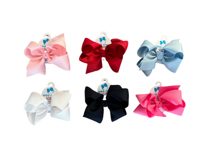 Wee Ones King Grosgrain Bow (Knot Wrap) - Choose Color